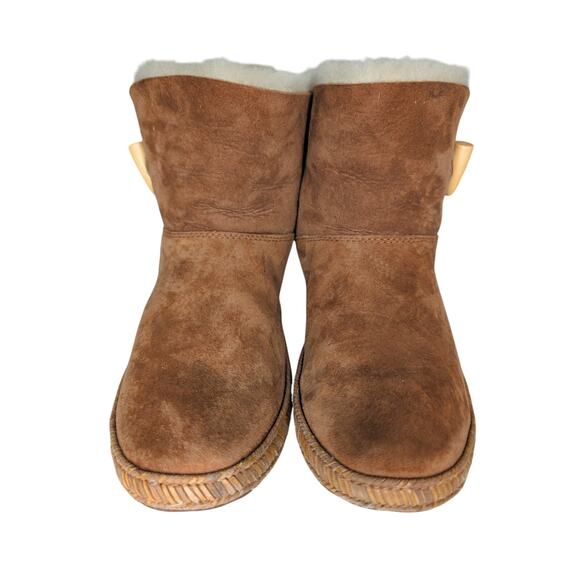 Ugg‎ Australia Garnet Boot Women 7.5 Suede Shearling Boho Festival Cabincore - Picture 3 of 6